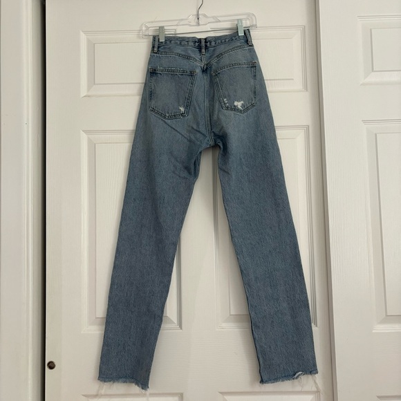 Agolde 90s pinch High Waisted Jeans raw hem - Picture 4 of 12